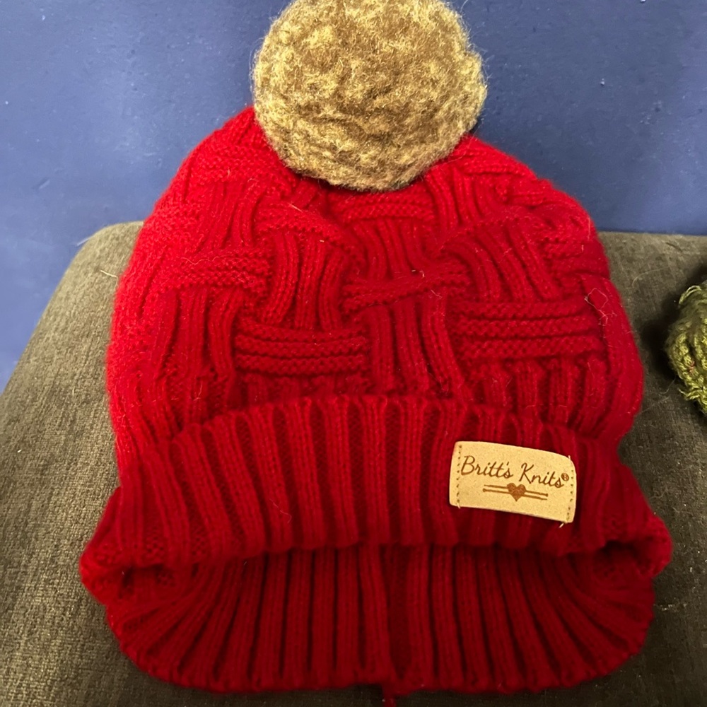 Red beanie